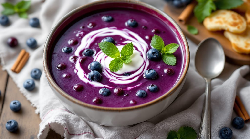 Blåbærsuppe