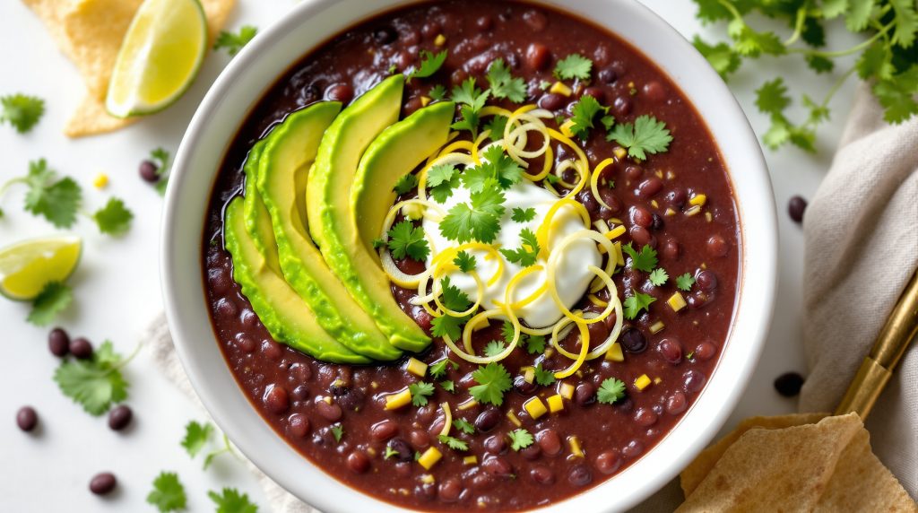 Cold Black Bean Soup