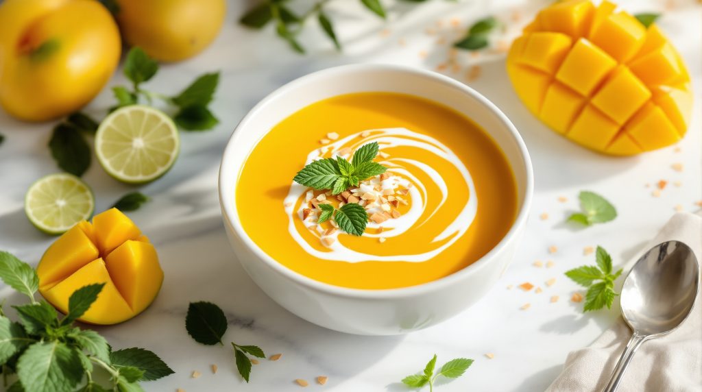 Cold Mango Soup