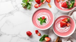 Strawberry Rhubarb Soup
