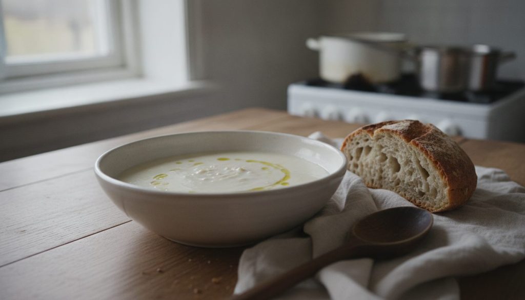 Skål med ajo blanco