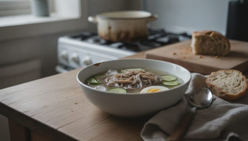 Skål med mul-naengmyeon