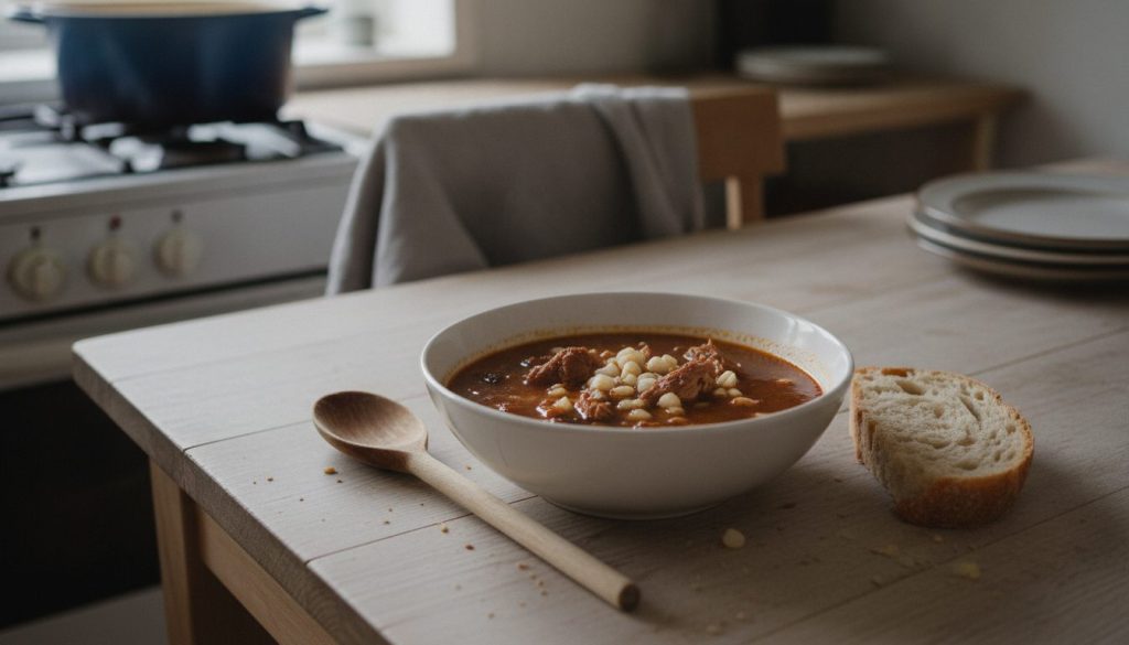 Skål med pozole