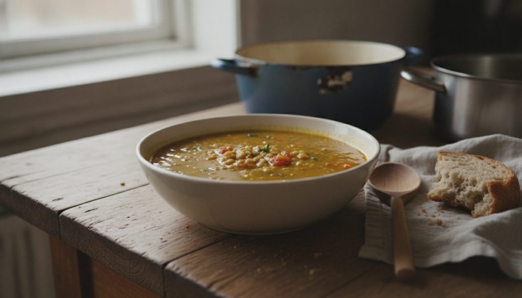 Skål med sambhar