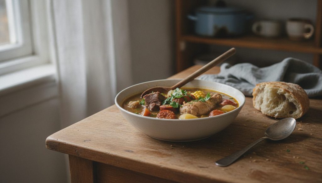 Skål med sancocho