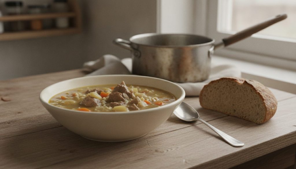 Skål med scotch broth