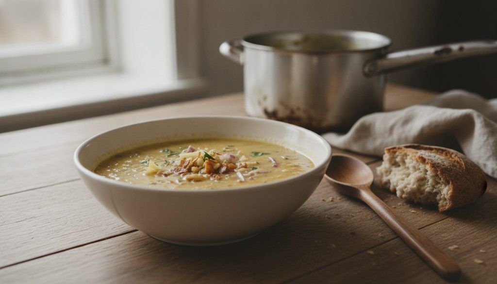 Skål med tanzanian coconut soup